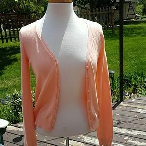 Peach cardigan